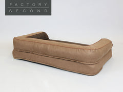 Heritage Dog Sofa Bed - Chocolate, Large (Factory Second)