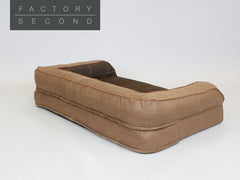 Heritage Dog Sofa Bed - Chocolate, Large (Factory Second)