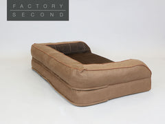 Heritage Dog Sofa Bed - Chocolate, Large (Factory Second)