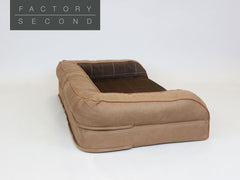 Heritage Dog Sofa Bed - Chocolate, Large (Factory Second)