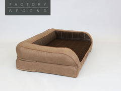 Heritage Dog Sofa Bed - Chocolate, Large (Factory Second)