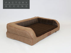 Heritage Dog Sofa Bed - Chocolate, Large (Factory Second)