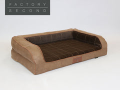 Heritage Dog Sofa Bed - Chocolate, Large (Factory Second)