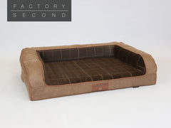 Heritage Dog Sofa Bed - Chocolate, Large (Factory Second)