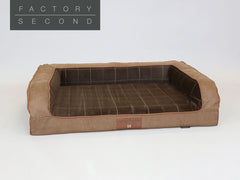 Heritage Dog Sofa Bed - Chocolate, Large (Factory Second)