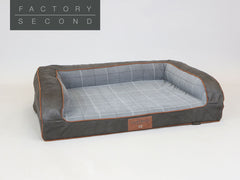 Heritage Dog Sofa Bed - Liquorice, Large (Factory Second)