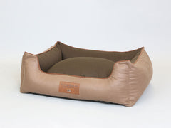 Holbury Orthopaedic Walled Dog Bed - Nougat, Large