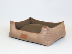 Holbury Orthopaedic Walled Dog Bed - Nougat, Large