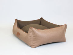 Holbury Orthopaedic Walled Dog Bed - Nougat, Large