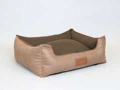 Holbury Orthopaedic Walled Dog Bed - Nougat, Large
