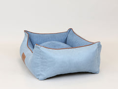 Holbury Orthopaedic Walled Dog Bed - Blue Yonder, Medium