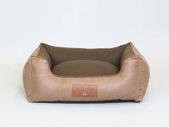 Holbury Orthopaedic Walled Dog Bed - Nougat, Medium