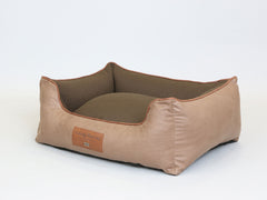 Holbury Orthopaedic Walled Dog Bed - Nougat, Medium