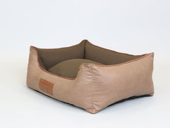 Holbury Orthopaedic Walled Dog Bed - Nougat, Medium