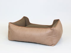 Holbury Orthopaedic Walled Dog Bed - Nougat, Medium