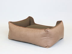 Holbury Orthopaedic Walled Dog Bed - Nougat, Medium