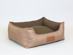 Holbury Orthopaedic Walled Dog Bed - Nougat, Medium