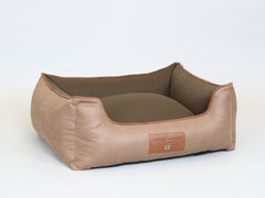 Holbury Orthopaedic Walled Dog Bed - Nougat, Medium