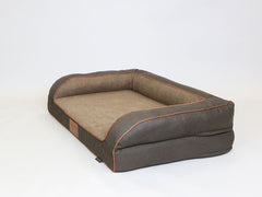 Holbury Dog Sofa Bed - Espresso, Large