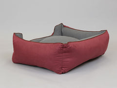 Hythe Orthopaedic Walled Dog Bed - Chianti/Ash, Large