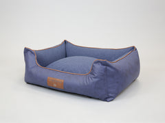 Hythe Orthopaedic Walled Dog Bed - Denim, Large