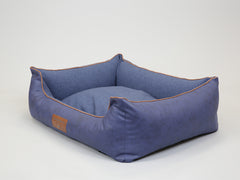 Hythe Orthopaedic Walled Dog Bed - Denim, X-Large