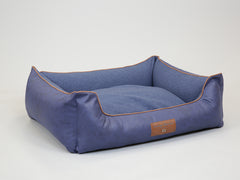 Hythe Orthopaedic Walled Dog Bed - Denim, X-Large