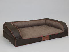 Hythe Dog Sofa Bed - Cocoa Brown, Large