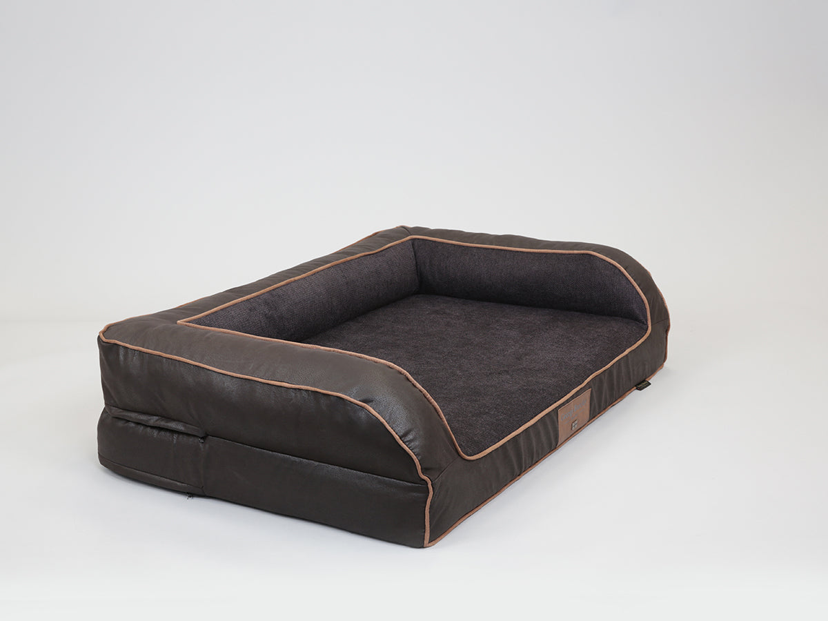 Hythe Luxury Dog Sofa Bed For Large Dogs Mahoganny Colour
