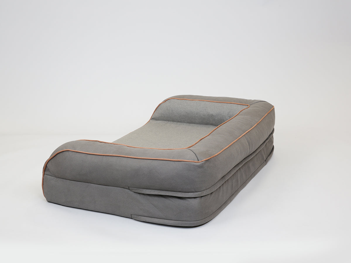 Hythe Luxury Dog Sofa Bed For Large Dogs Stone Colour