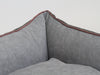 Burley Orthopaedic Walled Dog Bed - Graphite / Oslo, Large