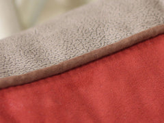 Selbourne Orthopaedic Walled Dog Bed - Ginger / Chestnut, Medium