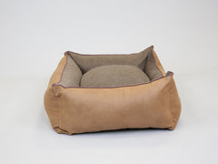 Minstead Orthopaedic Walled Dog Bed -Caramel, Large