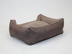 Minstead Orthopaedic Walled Dog Bed -Chocolate, Large