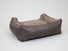 Minstead Orthopaedic Walled Dog Bed -Chocolate, Large
