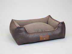 Minstead Orthopaedic Walled Dog Bed -Chocolate, Large