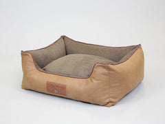 Minstead Orthopaedic Walled Dog Bed - Caramel, Medium