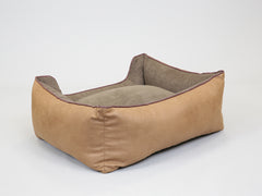 Minstead Orthopaedic Walled Dog Bed - Caramel, Medium