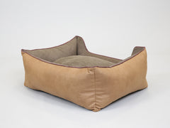 Minstead Orthopaedic Walled Dog Bed - Caramel, Medium