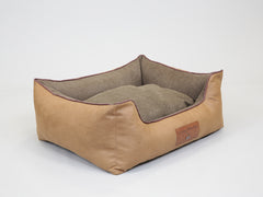 Minstead Orthopaedic Walled Dog Bed - Caramel, Medium