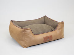 Minstead Orthopaedic Walled Dog Bed - Caramel, Medium