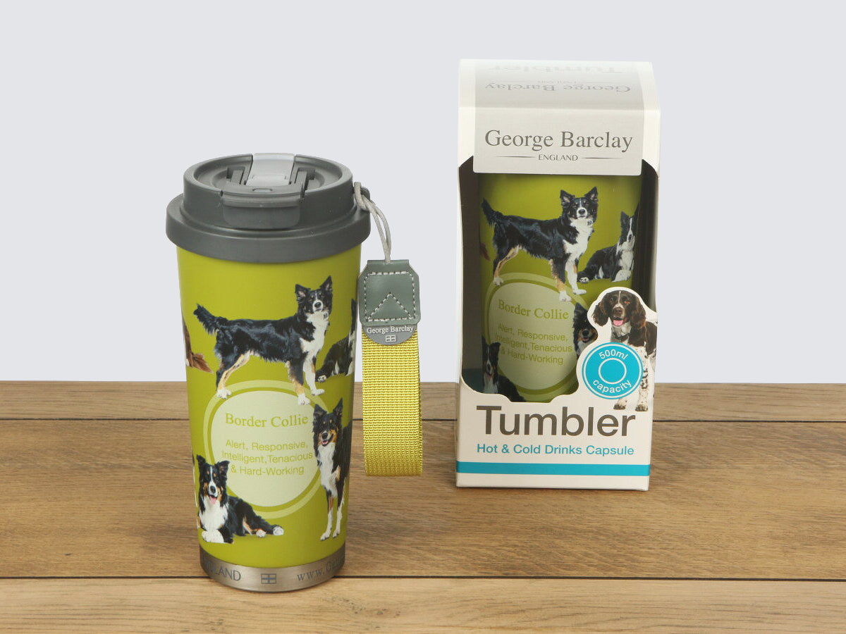Tumbler - Hot & Cold Drinks Capsule | Border Collie