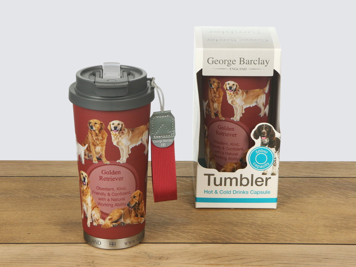 Tumbler - Hot & Cold Drinks Capsule | Golden Retriever
