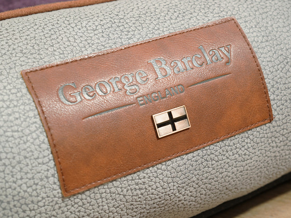 Monxton Orthopaedic Walled Dog Bed - Silver / Vino, Large