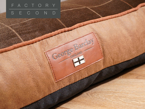 Heritage Dog Mattress - Chocolate, Large (Factory Second)