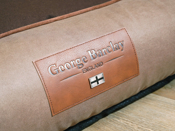 Holbury Orthopaedic Walled Dog Bed - Nougat, Large