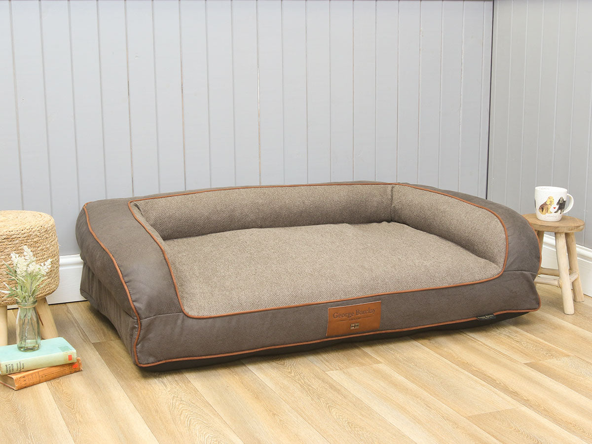 Holbury Dog Sofa Bed - Cinder, Large