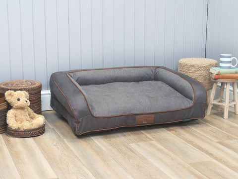 Ashurst Dog Sofa Bed - Cedar, Medium