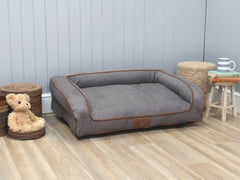 Ashurst Dog Sofa Bed - Fossil, Medium