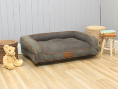 Holbury Dog Sofa Bed - Ironstone, Medium